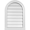 Ekena Millwork Round Top Surface Mount PVC Gable Vent w/ 2"W x 2"P Brickmould Sill Frame, 18"W x 26"H GVPRT18X2603SN - alternate 1